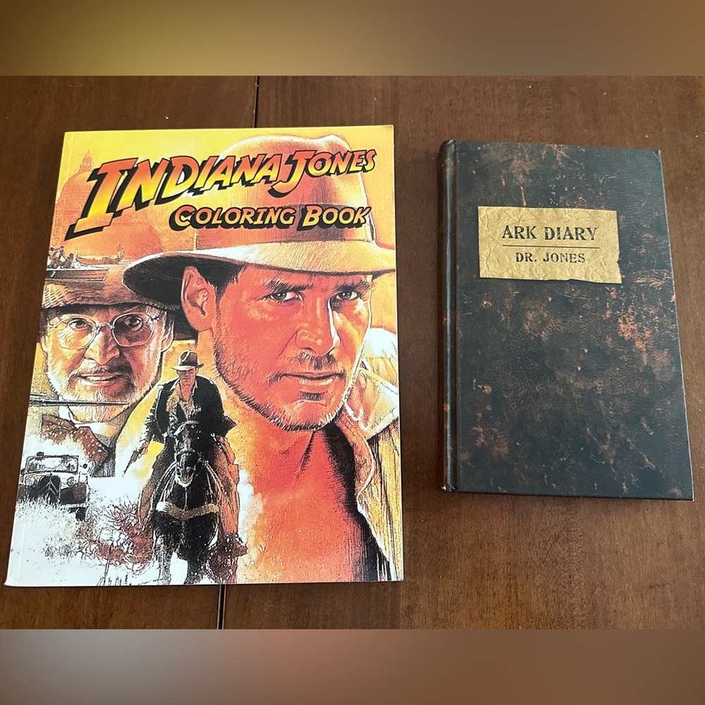 Indiana Jones Coloring Book & Henry Jones Ark Diary